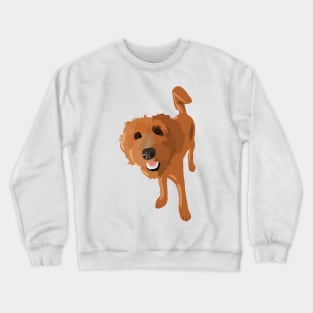 Patchwork Labradoodle Crewneck Sweatshirt